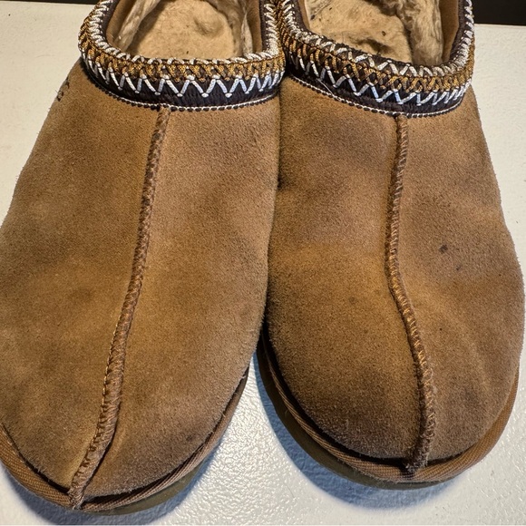 UGG women’s Tan Tasman Suede Slippers size 10 - Picture 6 of 13